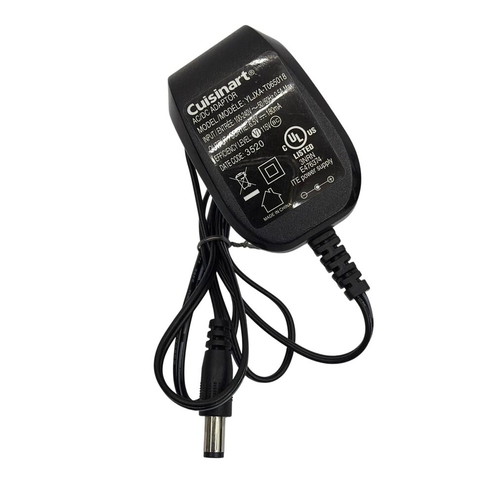 Cuisinart YLJXA-T065018 AC/DC Adapter 6.5V 180mA Power Supply